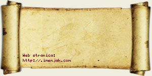 Žaklina Paić vizit kartica